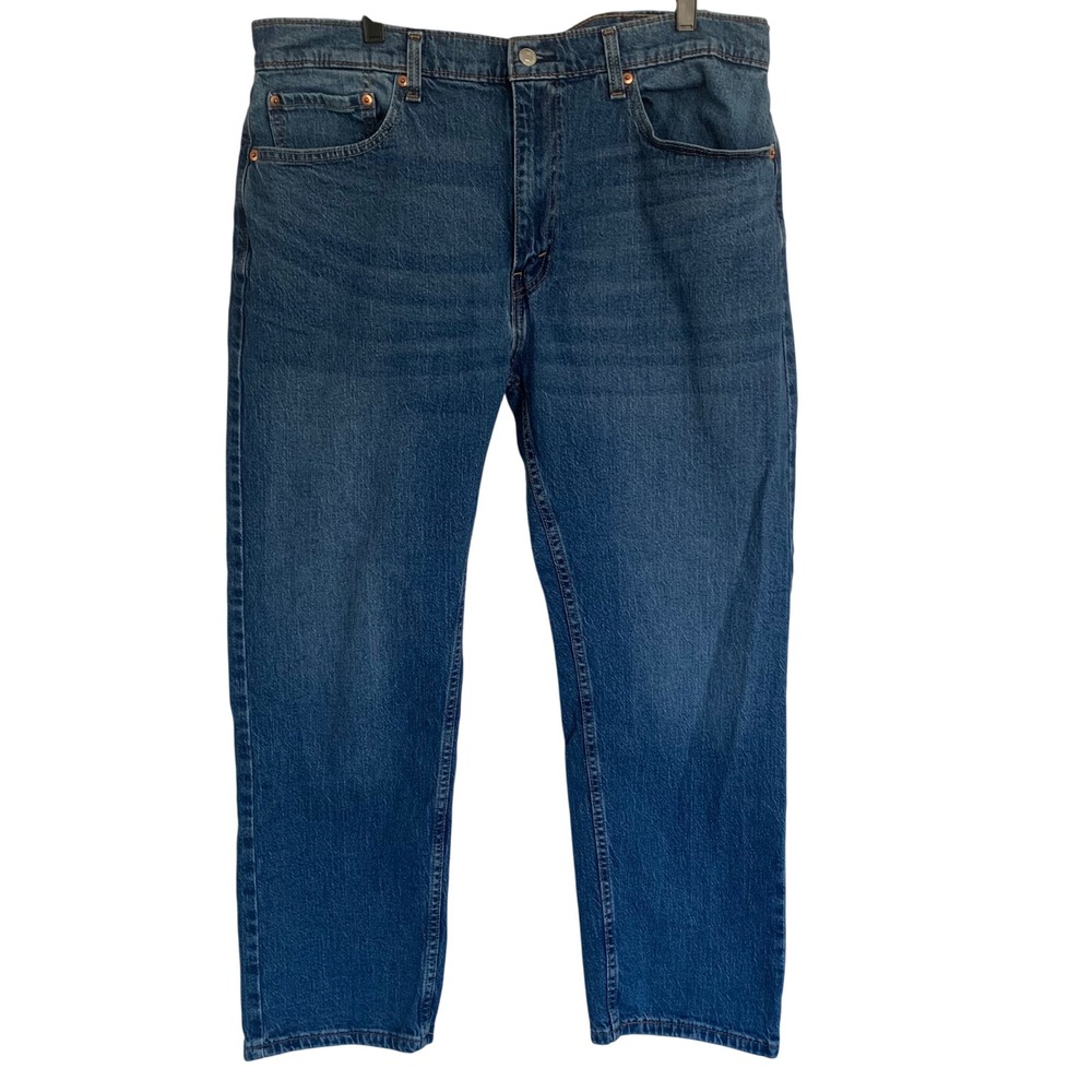 Levi Strauss Co 505‎ Mens Jeans 38x29 Regular Fit Straight Leg Blue Denim